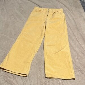 Billabong Women's Yellow Corduroy Jeans